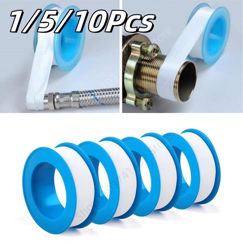 1/5/10Pcs PTFE Water Pipe Tape - Ptfe Tape Thread ulasan dan harga