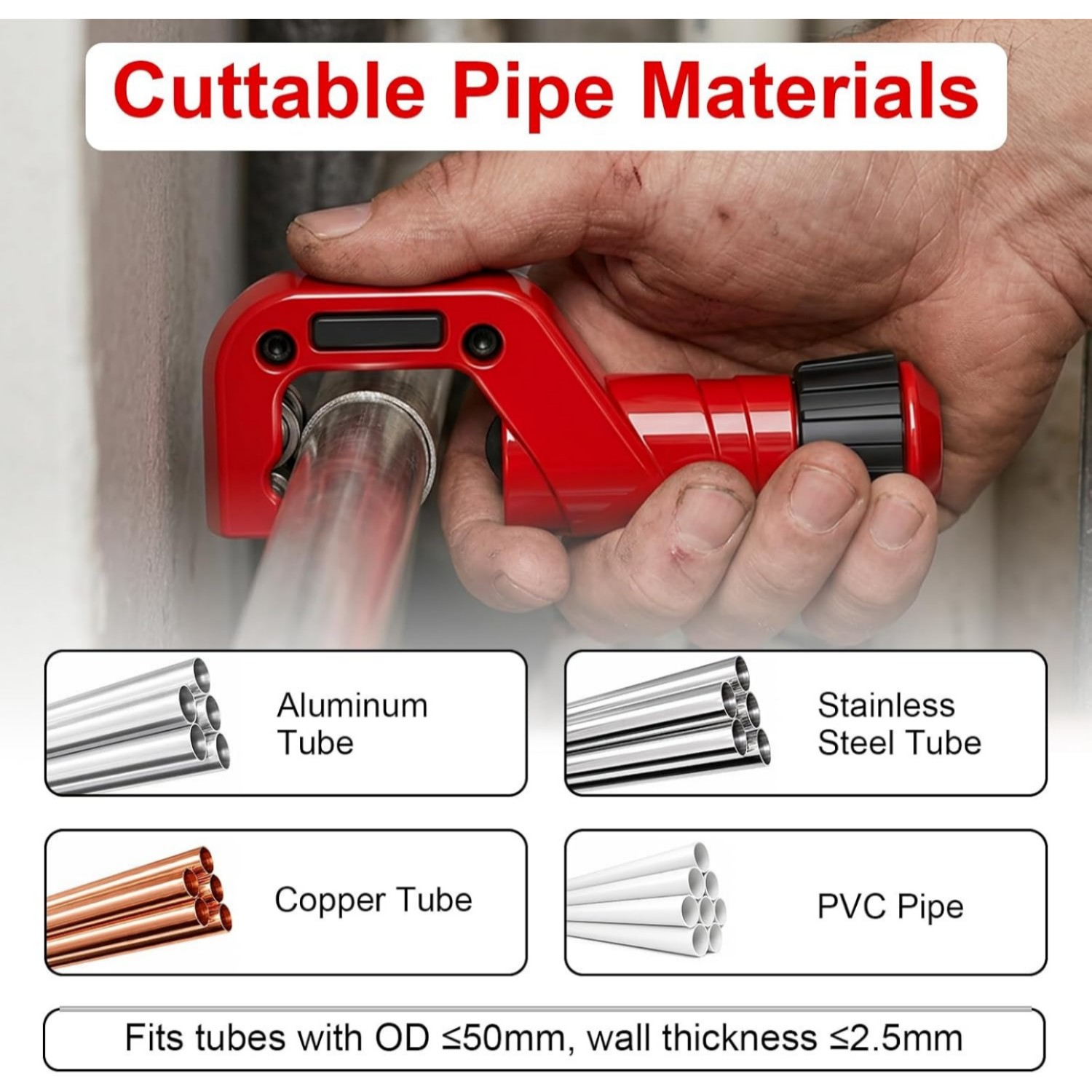 Heavy Duty 4PCS Pipe Tubing Cu - Pipe Cutter Ratchet ulasan dan harga