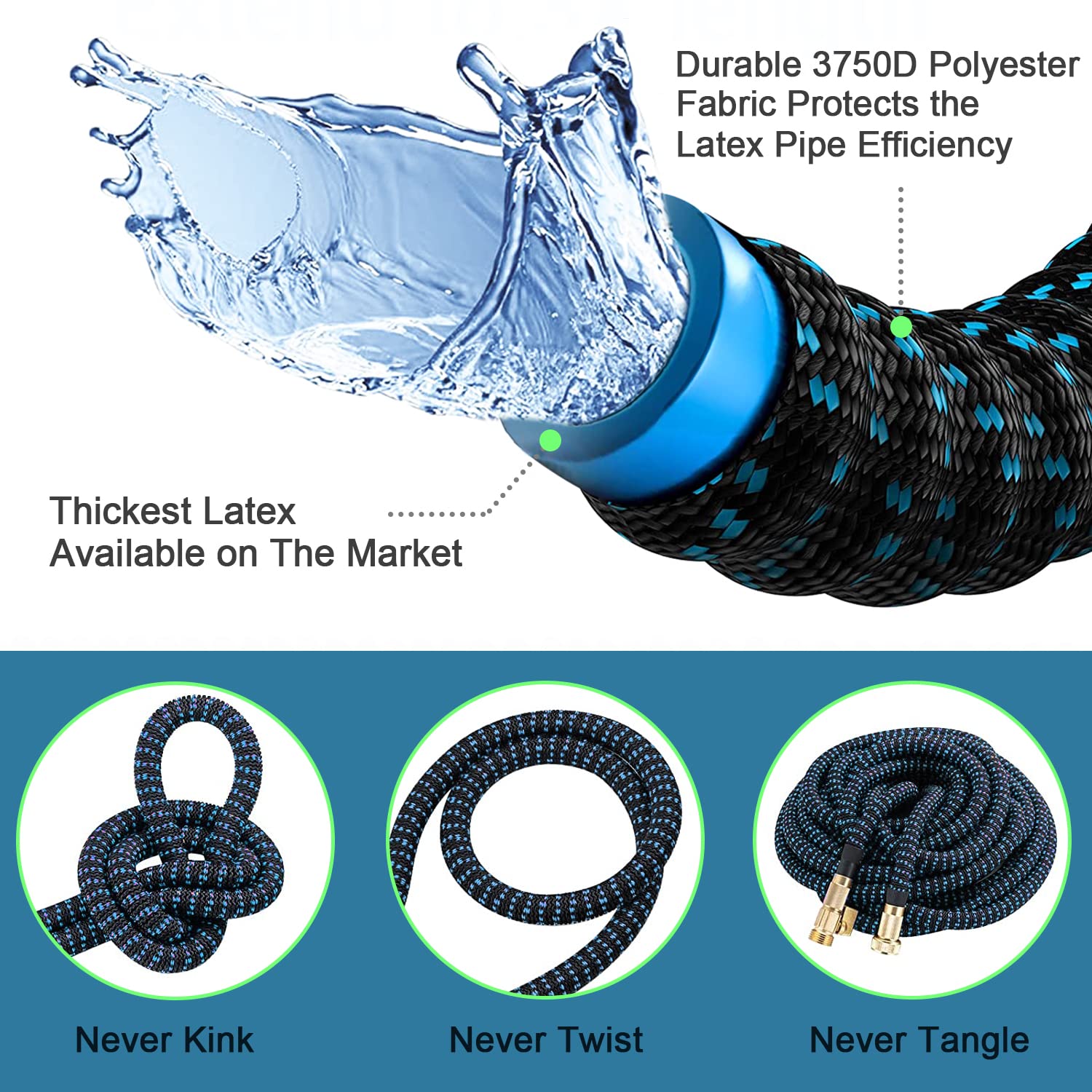 Expandable Garden Hose 75 ft W - Flexible Hose Braided ulasan dan harga