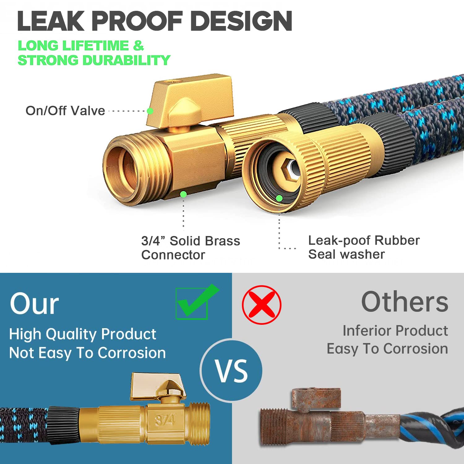 Expandable Garden Hose 75 ft W - Flexible Hose Braided ulasan dan harga