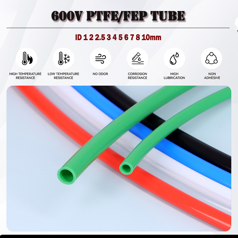 600V PTFE/FEP Tube ID 1 2 2.5  - Ptfe Tape Thread ulasan dan harga
